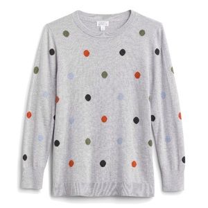 Crewneck Polkadot Sweater
